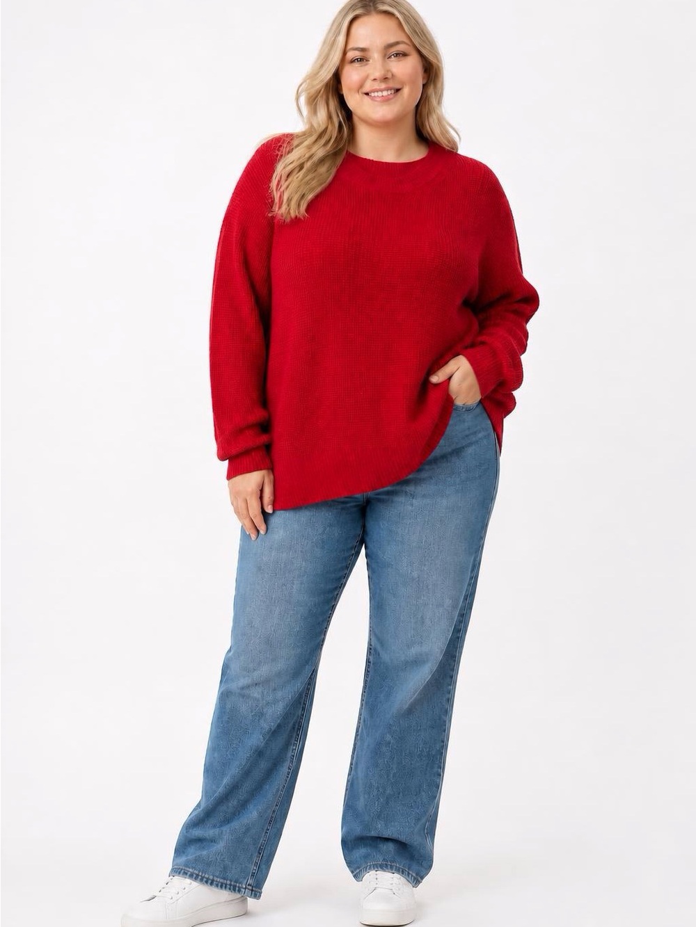 GAP Red Crewneck Sweater